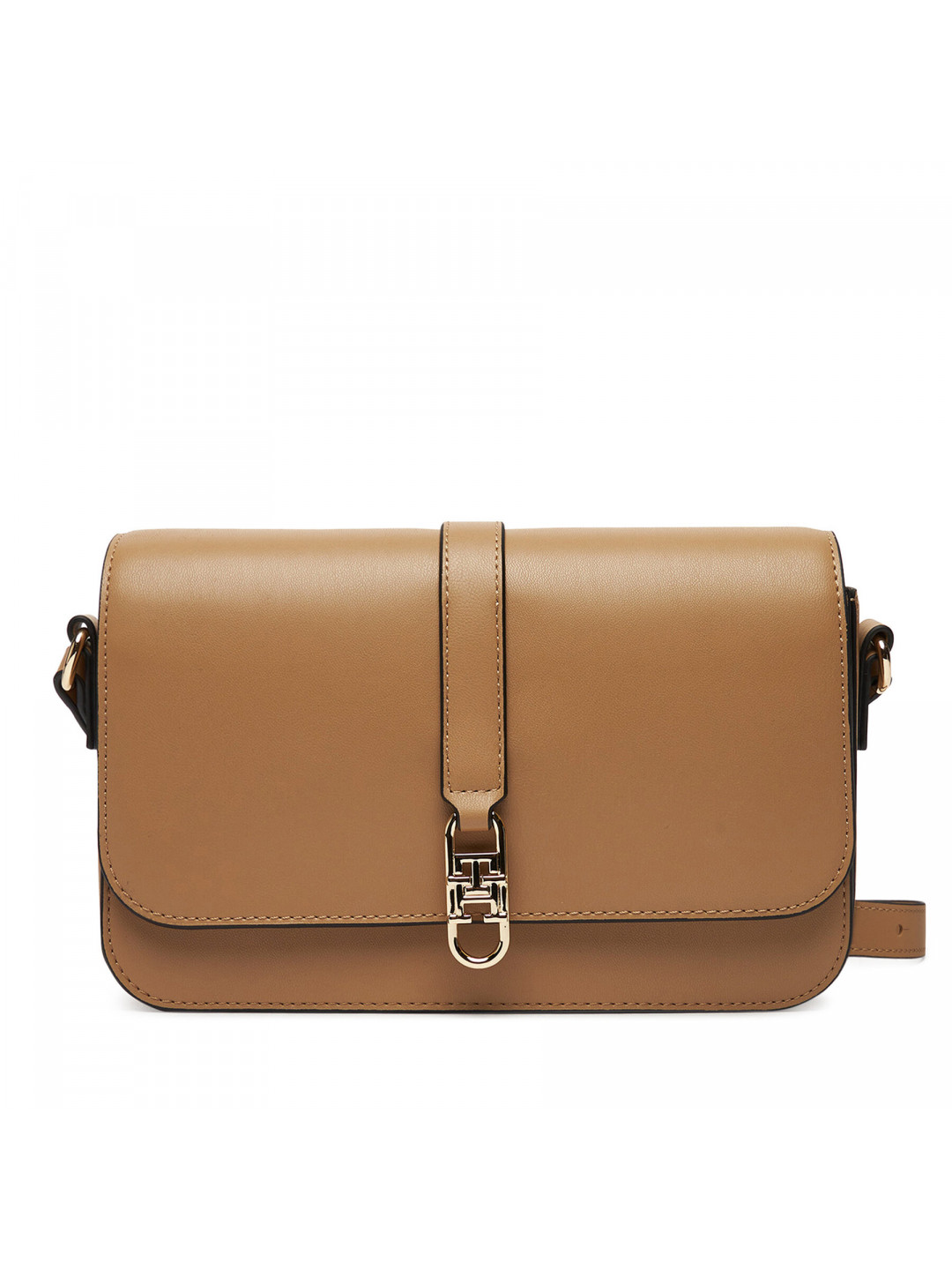 Kabelka Tommy Hilfiger Th Libre Flap Crossover AW0AW17723 Hnědá